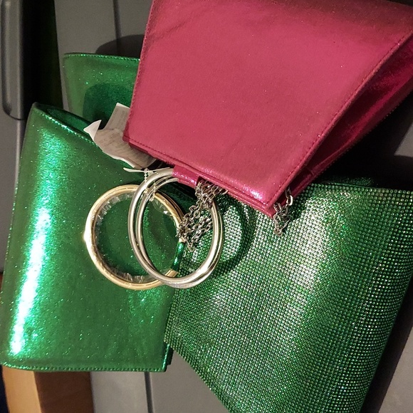 INC Brynnn Bangle Clutch, - Light Green - Picture 3 of 6